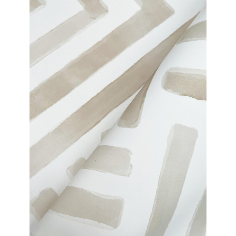 Abstract Wallpaper Roll, Beige