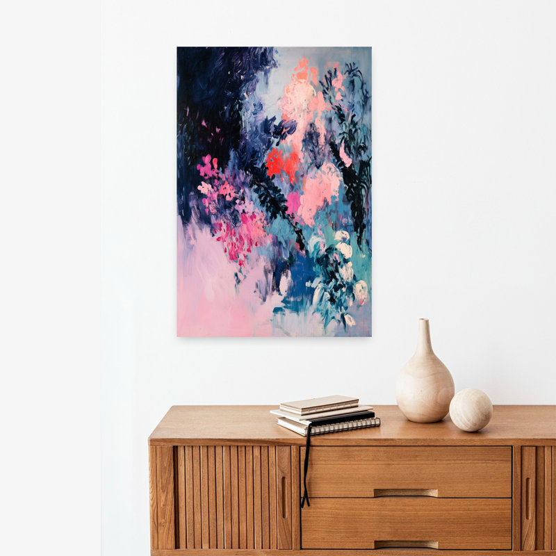 Art contemporain contemporain abstrait, H 24 po x l 16 po