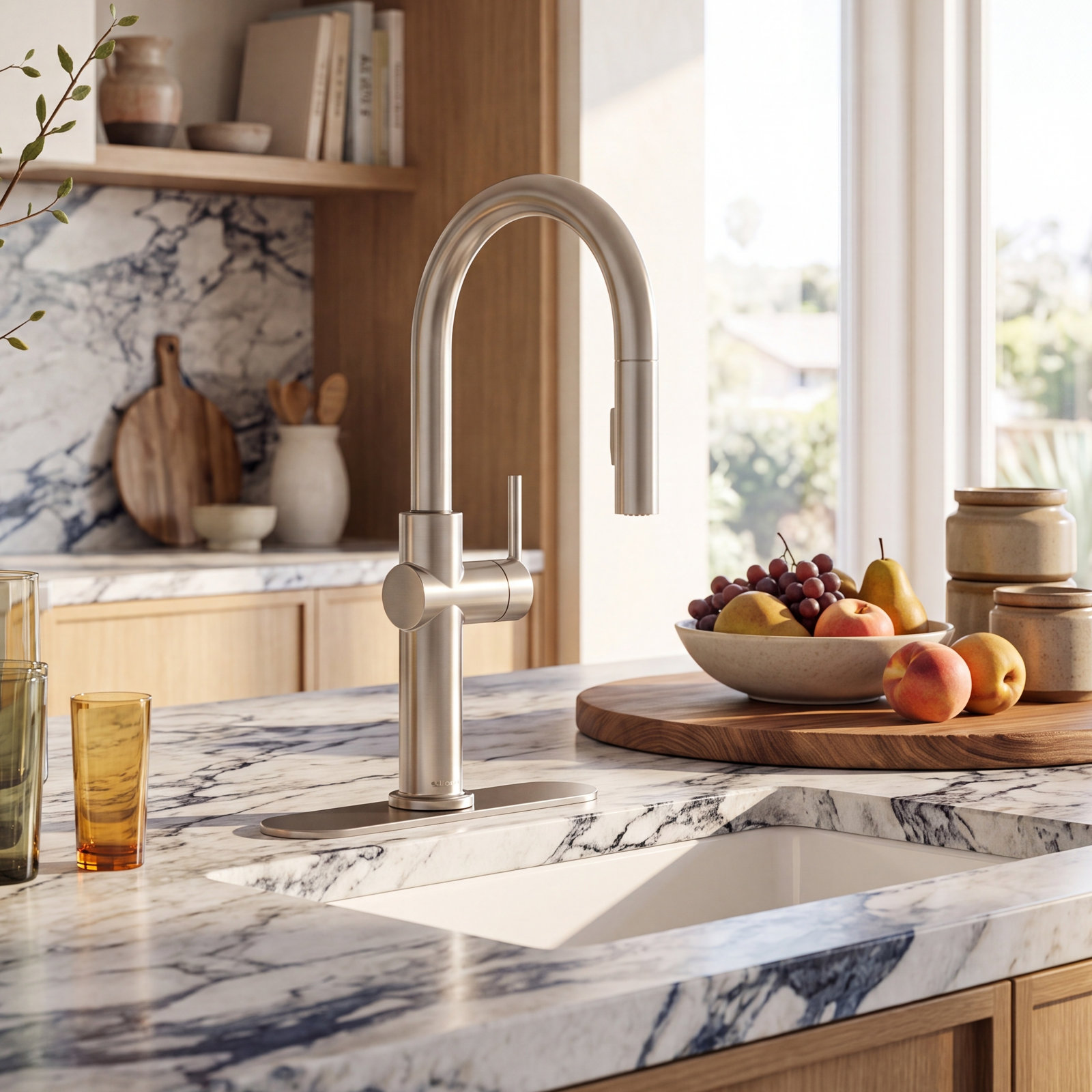 Kohler Crue Pull-Down Kitchen Faucet, Vibrant Stainless