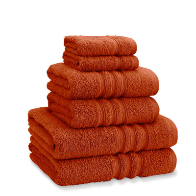 Zero Twist 100% Cotton 6-Piece Towel Bale