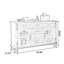 Buffet en bois massif brun noisette-542412688-542412689