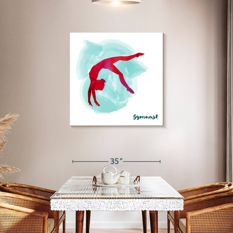 Sireci Gymnast On Hand Stand, 36" H x 36" W