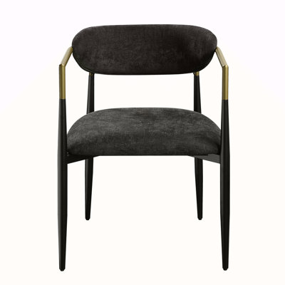 Chaise d'appoint en chenille et finition