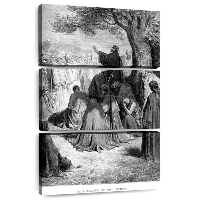 Adella Jesus Preaching, 57" H x 36" W