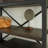 Hutch with Glass Doors and Adjustable Shelves