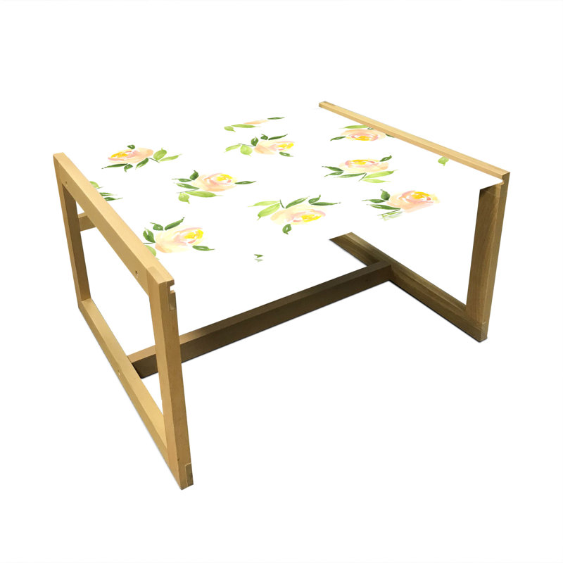 Jaelei Trestle Coffee Table, 40cm H x 74cm W x 62cm D