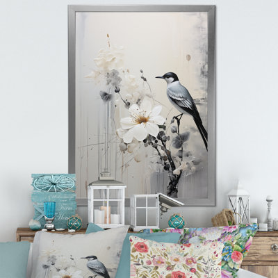 Minimalisme, oiseaux du paradis V sur toile