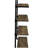 Black and retro oak 40-inch wall shelf-1288981506-1278173460