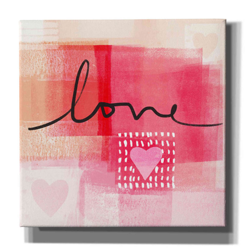 " Love I " by Linda Woods, 12" H x 12" W x 0.75" D