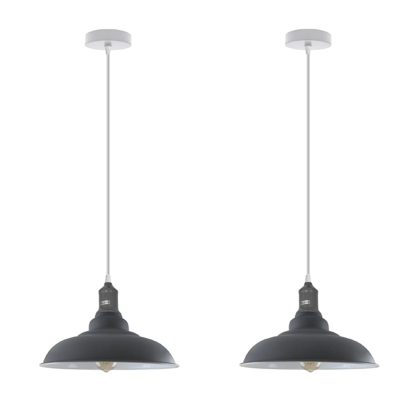 Adaria 1 - Light Dome Pendant, Gray