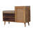 2 Slot Oak-ish Bench Unit