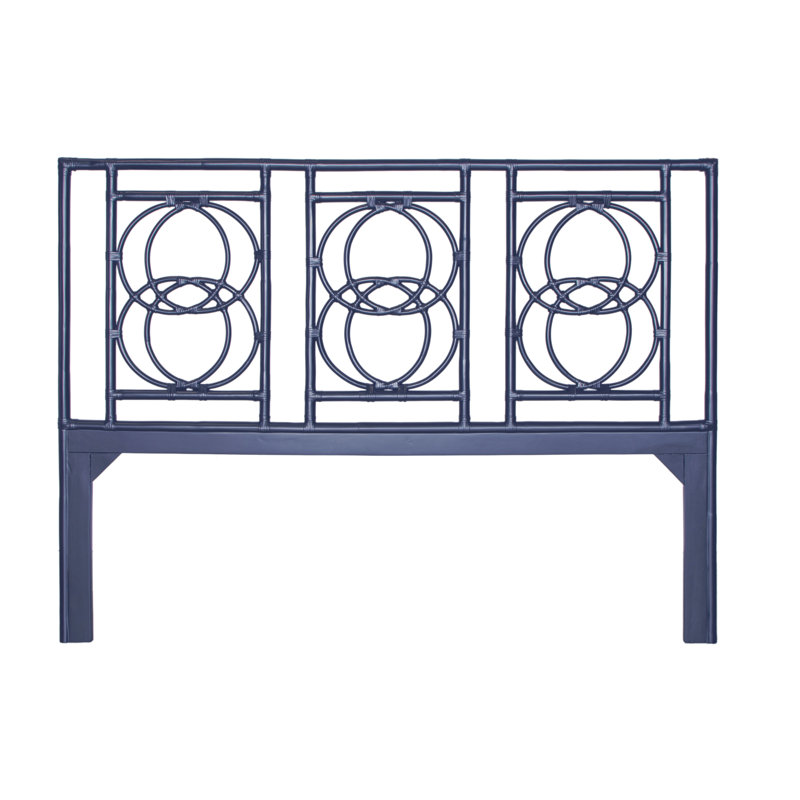 Emilia Platform Bed, King, Navy Blue