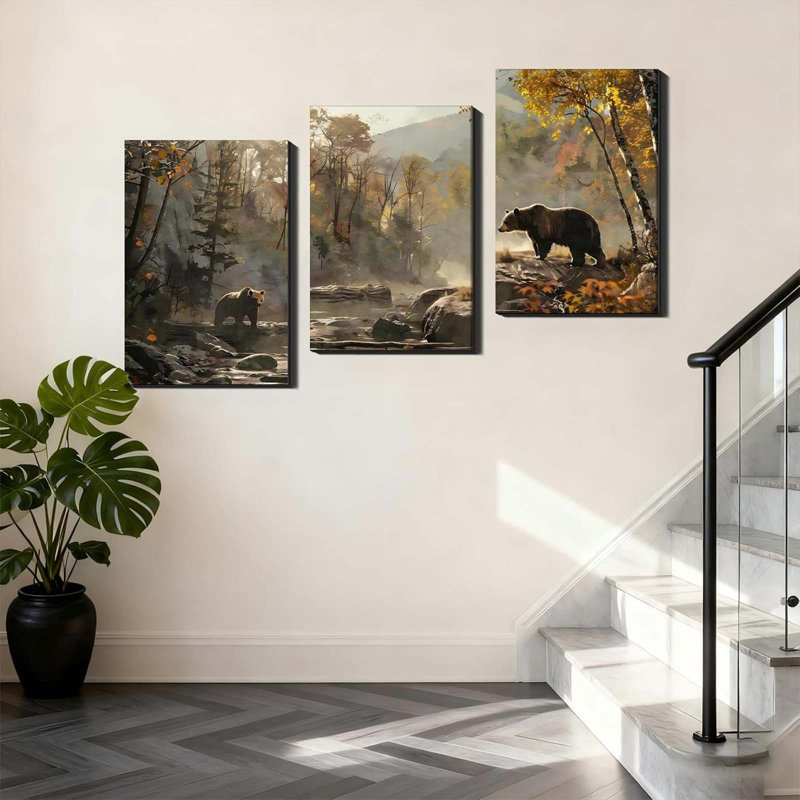 3 Piece Wrapped Canvas Print