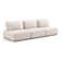 Canapé modulaire rembourré 3 pièces Aumerle