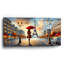 «Stroll In Paris» par Rey Klimt, art mural en verre acrylique, 24 po x 12 po
