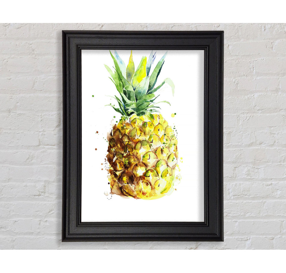 Gerahmtes Wandbild Pineapple