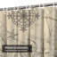 Rideau de douche imperméable et rétro à motif de monstre de mer avec 12 crochets-1949528868