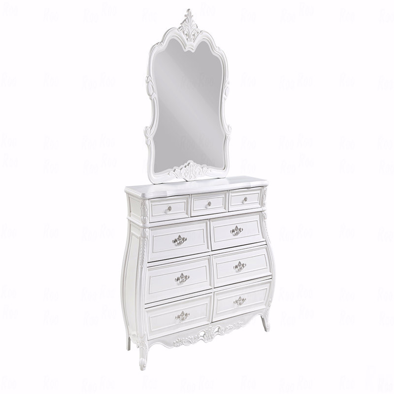 Commode 9 tiroirs, fabrication en bois de style moderne