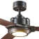 56" Osprey 3 - Blade Outdoor LED Smart Standard Ceiling Fan with Remote Control and Light Kit Included