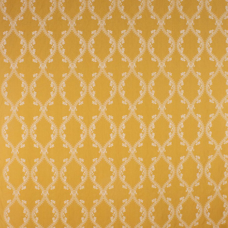 Prive Oakville Trellis Linen Blend Fabric, Goldenrod