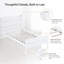 Lit plateforme simple en bois massif-130523406