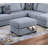 3-Piece Reversible Sectional W Ottoman Functional Storage Sofa W Shelf Reversible Chaise Storage Ottoman Living Room Furniture-881163985