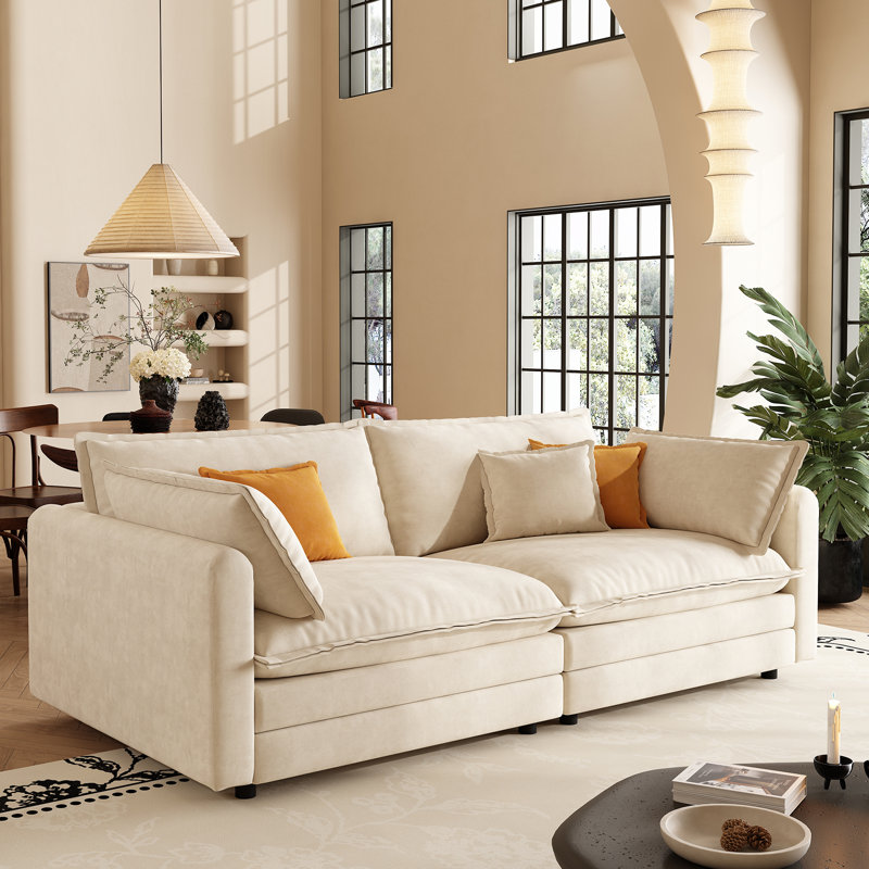 Canapé modulaire 77,95 po, Beige