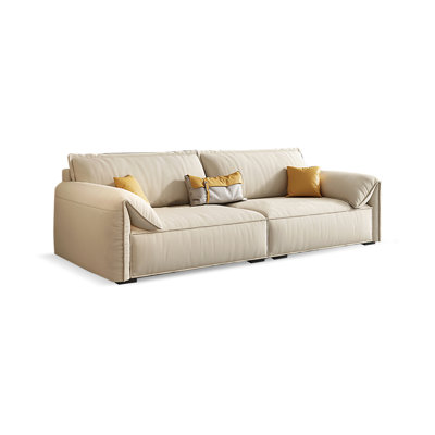Creamy white Polyester Modular Sofa