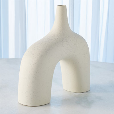 Stretch Vase-Cream Stone-Lg
