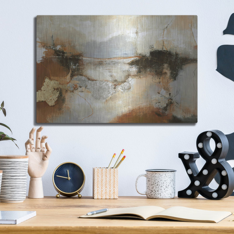  «Rusty» par Design Fabrikken, art mural en métal, H 12 po x l 16 po