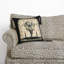 The Flower At The Gate Organic Cotton Square Throw Pillow Cover & Insert