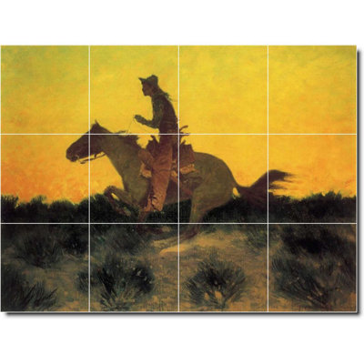 Carreau de céramique décorative 24 po x 18 po 6 po x 6 po