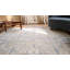 Washed Out Light Blue and While Antique Indian Agra Cotton Rug