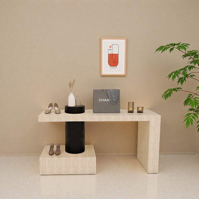 Table de présentation d'accessoires pour vêtements