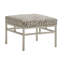 Lucca Square Leather Ottoman