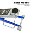 Cric horizontal en fer 3T / Service de chariot hydraulique / Cric de plancher avec selle supplémentaire