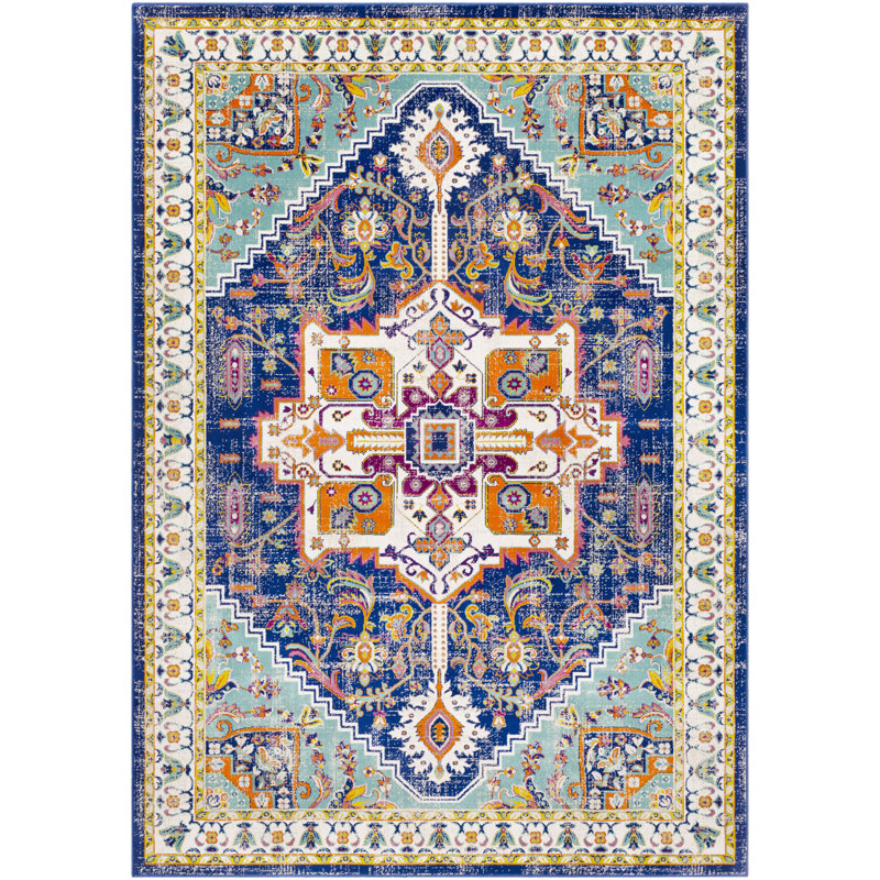 Ayako Oriental Indoor Rug, Rectangle 5'2" x 7'6"
