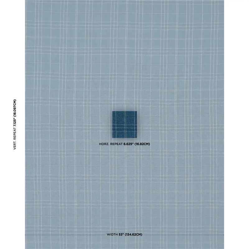Nils Plaid Linen Fabric, Pink