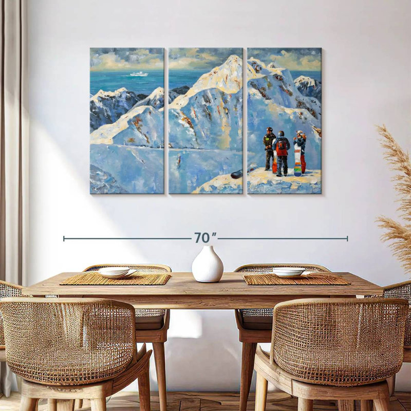 Sireci Ski Mountain, 36" H x 57" W