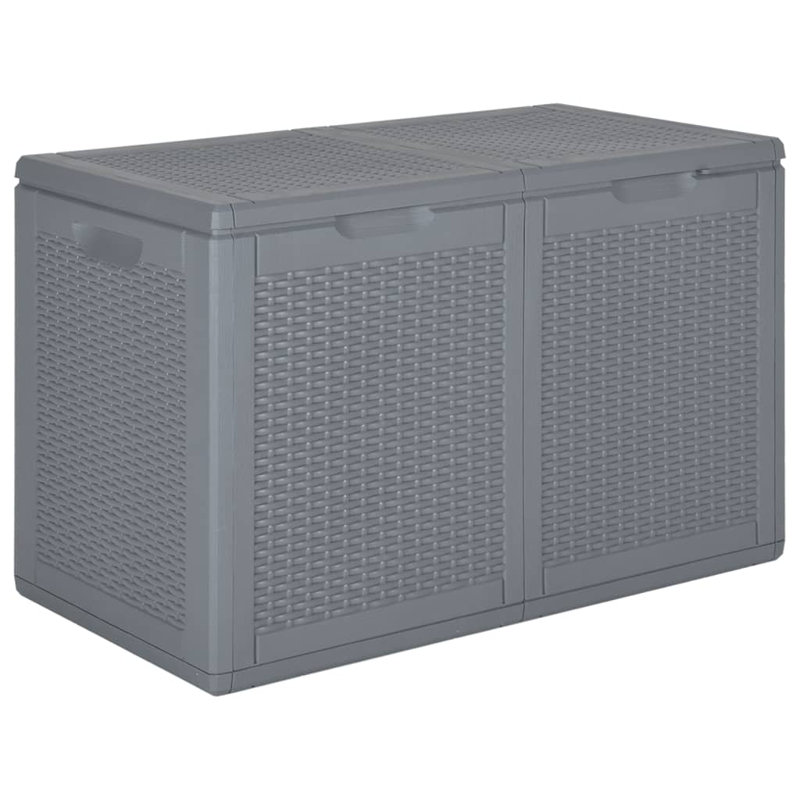 17 Stories Krithi 80.5cm W 180L Water Resistant Polypropylene Deck Box in Grey