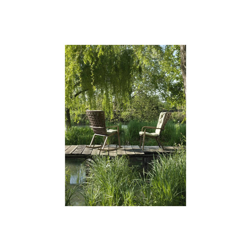 Folio Outdoor Lounge Chair, Dove