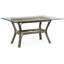 Trellis Glass Dining Table-71012600-71012577