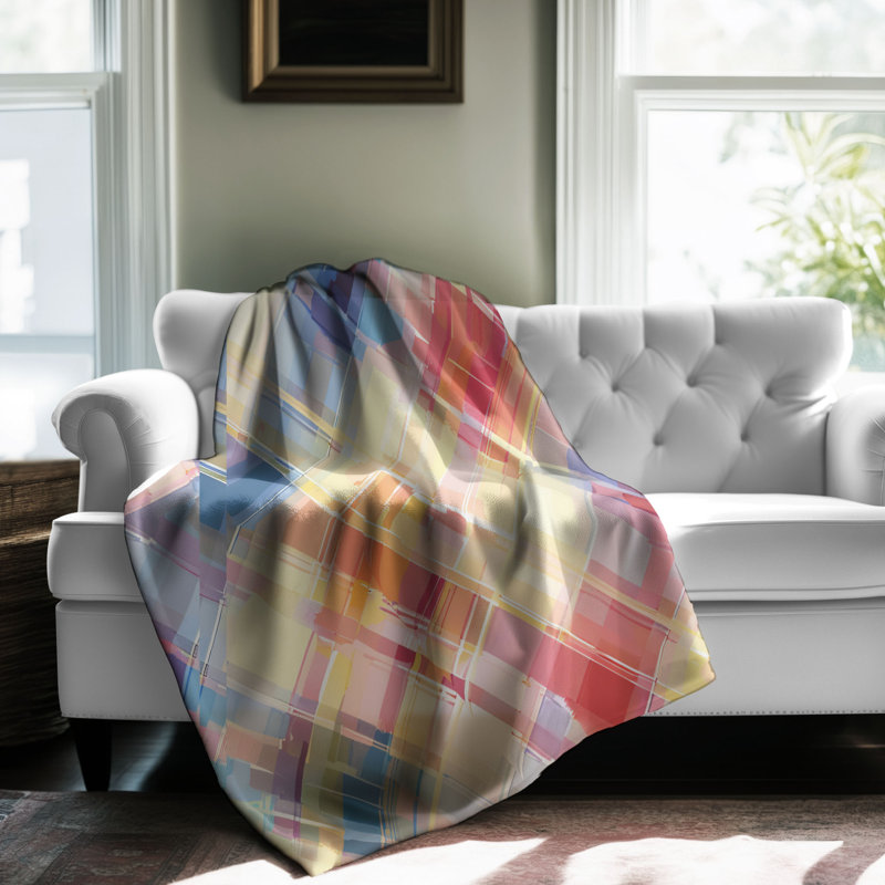Plaid Splash - couverture de qualité supérieure 1 pièce, Grand lit