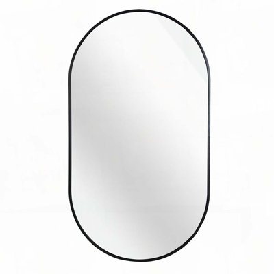 Metal Oval Mirror