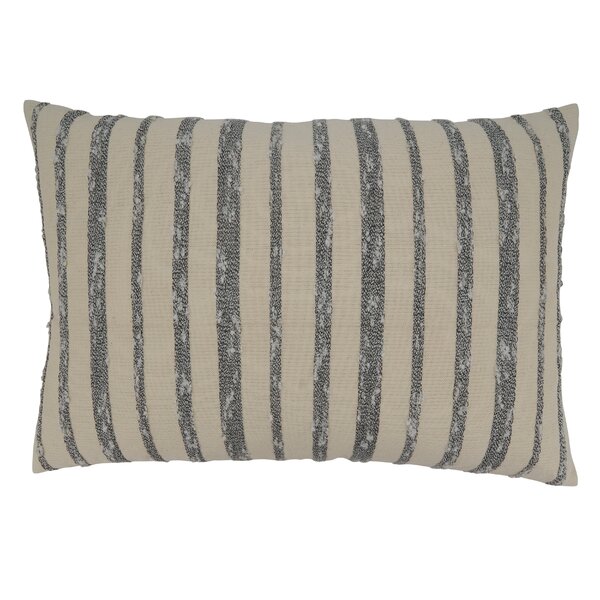Saro Lucinda Striped Cotton Throw Pillow | Wayfair