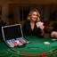 HOMCOM 39.5cm Foldable Poker Chips Set