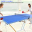 Ensemble de table de ping-pong pliable et portable de 9 pi pour tennis de table de taille moyenne pliable
