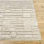 Transcendence Hand Knotted Wool Geometric Area Rug in Beige-1629906284