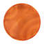 Plateau rond en résine orange Lg-123049624