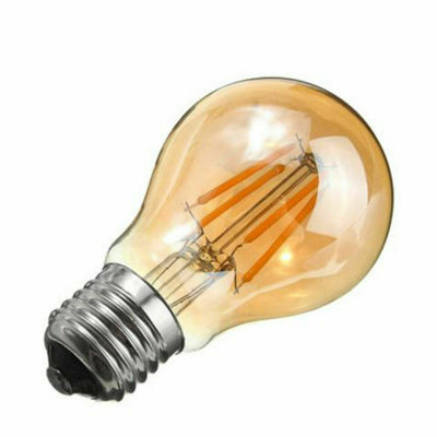 A60 LED E27 Edison Screw 4W Bulb 3 Pack